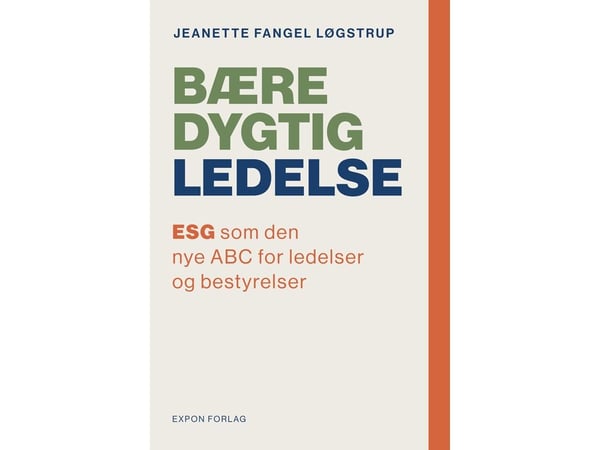 Bærekraftig ledelse - Jeanette Fangel Løgstrup | Språk: Dansk