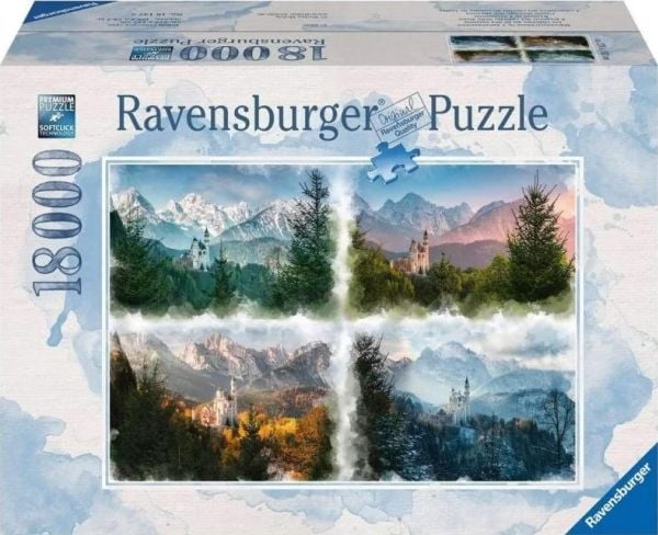 Ravensburger RAV puslespill eventyrslottet om 4 år | 16137, 18000 brikker, 14 År