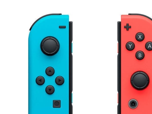 Nintendo Joy-Con blå/röd Bluetooth handkontroll analog/digital till Nintendo Switch