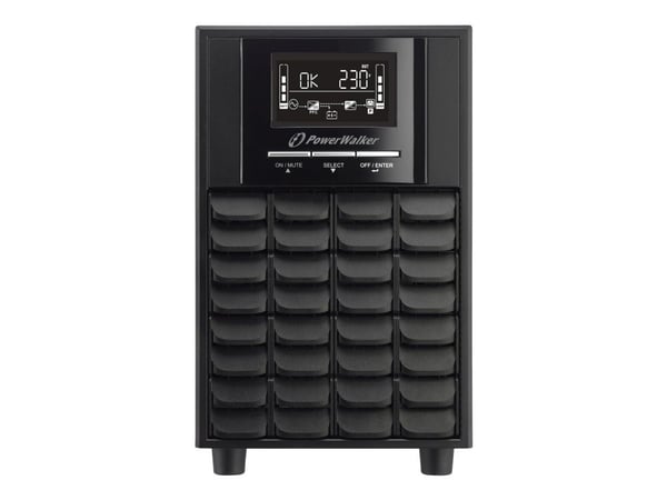 PowerWalker VI 1500 CW - UPS - AC 162 - 290 V - 1050 Watt - 1500 VA - 9 At - RS-232, USB - lähtöliittimet: 3