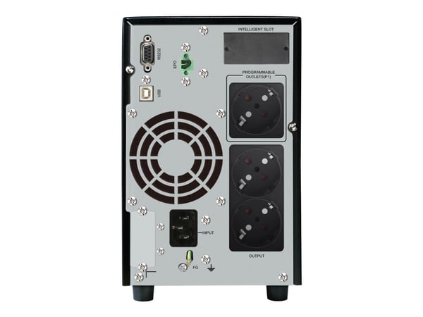PowerWalker VI 1500 CW - UPS - AC 162 - 290 V - 1050 Watt - 1500 VA - 9 At - RS-232, USB - lähtöliittimet: 3