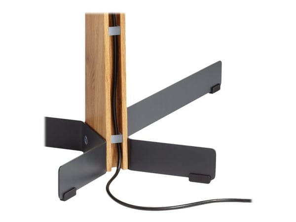 Vogel's Comfort TVS 3695 - Stativ - for LCD-TV - stål, tre - ek, svart - skjermstørrelse: 40"-77" - plassering på gulv