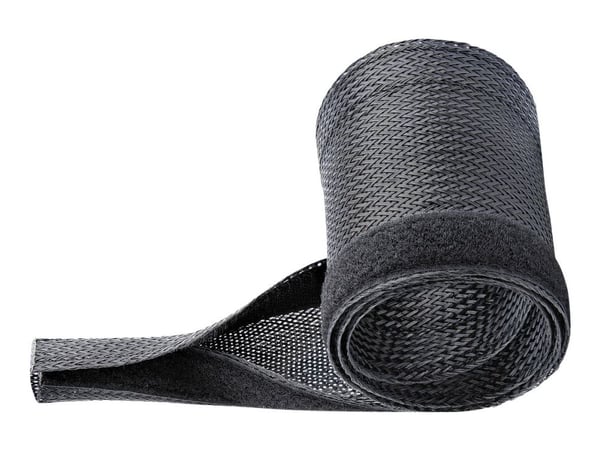 StarTech.com 10ft (3m) Cable Management Sleeve, Trimmable Heavy Duty Cable Wrap, 1.2" (3cm) Dia Polyesteri Mesh Computer Cable Manager/Protector/Co...