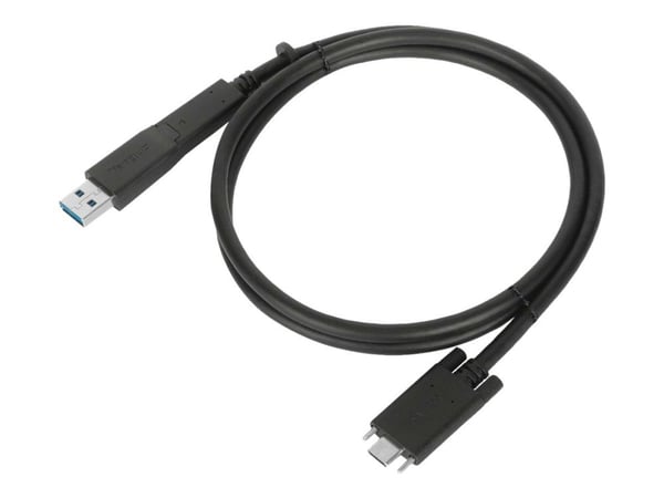 Targus - USB-kabelsett - tommelskruer - svart - for Targus Universal, Universal DV4K, USB-C Universal QUAD 4K, USB-C Universal QUAD HD