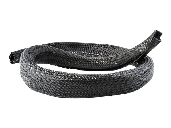 StarTech.com 10ft (3m) Cable Management Sleeve, Trimmable Heavy Duty Cable Wrap, 1.2" (3cm) Dia Polyesteri Mesh Computer Cable Manager/Protector/Co...