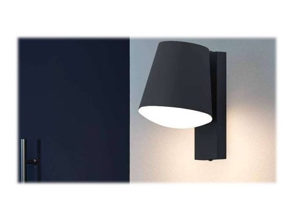 Eglo Caldiero - Vegglampe - 1 sokkel - E27 - hvit, antrasitt