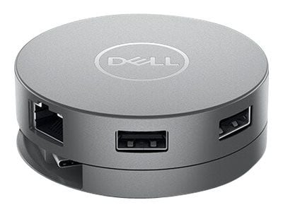 Dell Mobile Adapter DA310 - Dokkingstasjon - USB-C - VGA, DP, HDMI, USB-C - 1GbE