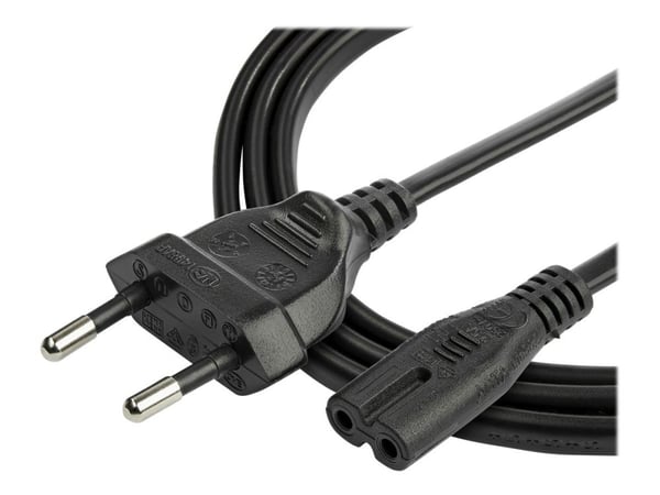 StarTech.com 752E-2M-POWER-LEAD, 2 m, CEE7/16, C7 liitin, H03VVH2-F, 250 V, 2.5 A