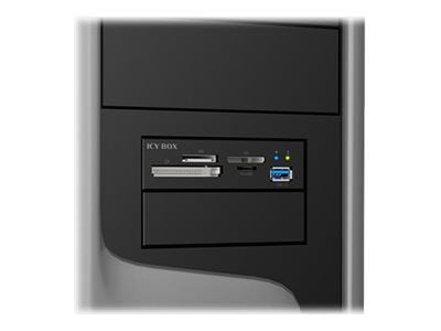 ICY BOX IB-872-i3 - Kortleser - 3,5" (MS, microSD, CFast Card) - USB 3.0