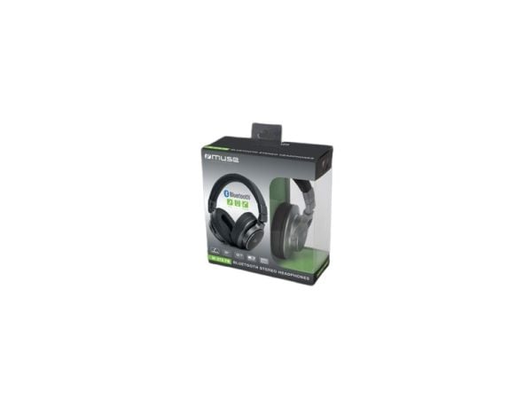 Muse M-278 FB, Trådløs, Musikk, 20 - 20000 Hz, 240 g, Hodetelefoner, Sort