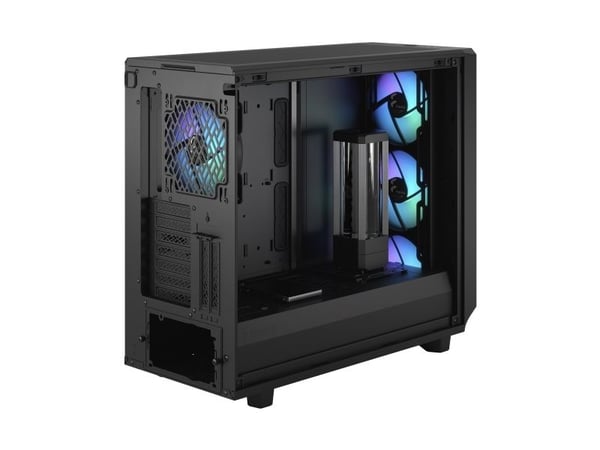 Fractal Design Meshify 2 RGB - Tower - utvidet ATX (E-ATX) - sidepanel med vindu (herdet glass) - ingen strømforsyning (ATX) - sort TG lys fargeton...
