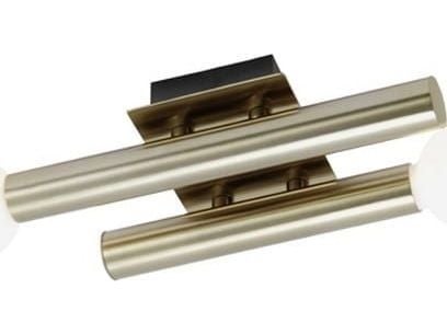 Brilliant Lucky 90054/31 veggbelysning G9 36 W LED (RGB) antikk messing
