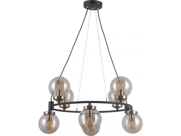 Italux moderne LED Ready pendellampe til stue Italux kule PND-28622-8A