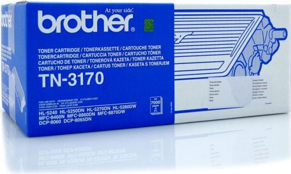 Brother TN3170 - Svart - original - tonerkassett - för Brother HL-5240, HL-5250, HL-5270, HL-5280, MFC-8460, MFC-8860, MFC-8870