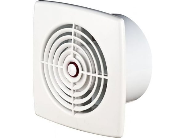 AWENTA vifte for veggavtrekk Retis fi 100 14W IPX4 med trekkbryter hvit (WR100W)