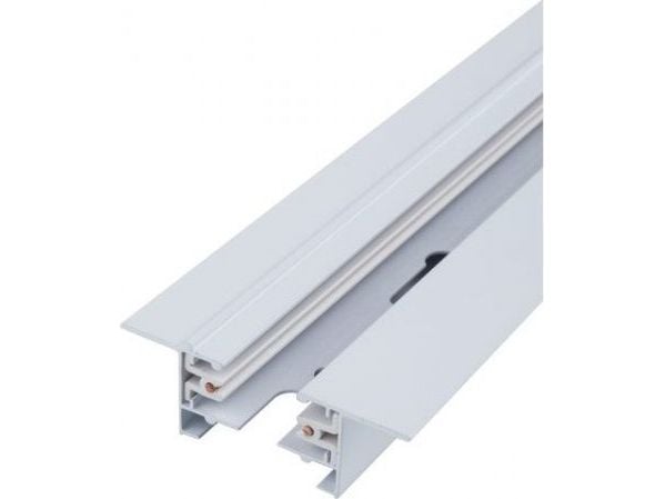 Nowodvorski Hvit skinnesystem Nowodvorski 1-fas skinne PROFIL INNSETT SPOR HVIT 1 METER 9012