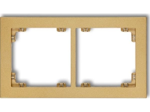 Karlik DECO Universal dubbelram av plast, guld 29DR-2