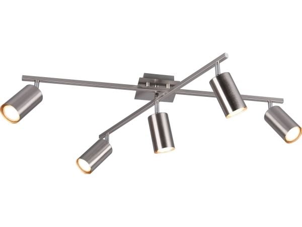TRIO Marley, 5 pære(r ), GU10, IP20, Nikkel