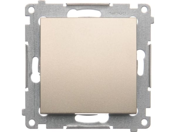 Kytkin-Simon DW8.01/44, muovi, kultainen, IP20, IP44, 250 V, 10 A, 75 mm