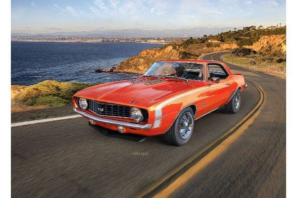 Revell ''69 Camaro SS, Bybil, 1:25, Camaro, Gutt, 95 stykker, 12 år