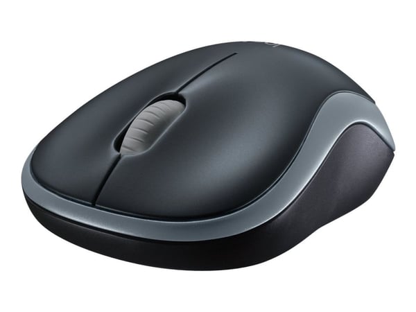 Logitech M185 - Mus - optisk - trådløs - 2.4 GHz - USB trådløs mottaker - grå
