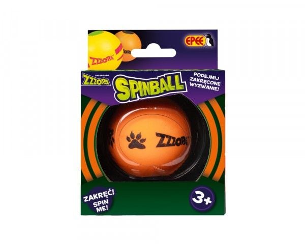 EP Spinball - twistad kul, orange med svart. panter 092622
