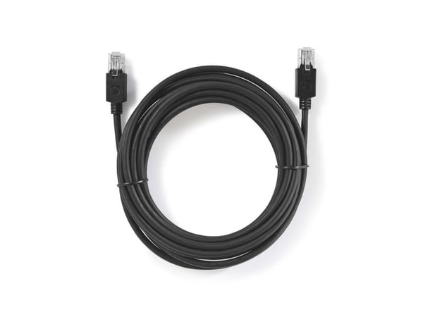 Nedis - Nettverkskabel - RJ-45 (hann) til RJ-45 (hann) - 20 m - foliebelagt uskjermet tvinnet kabelpar (F/UTP) - CAT 6 - formstøpt, rund - antrasitt