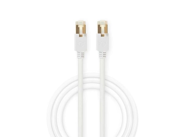 Nedis - Koblingskabel - RJ-45 (hann) til RJ-45 (hann) - 2 m - SFTP - CAT 6 - hvit