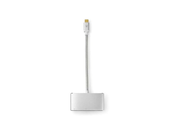 Nedis - Videokonverter - USB-C - VGA - aluminium