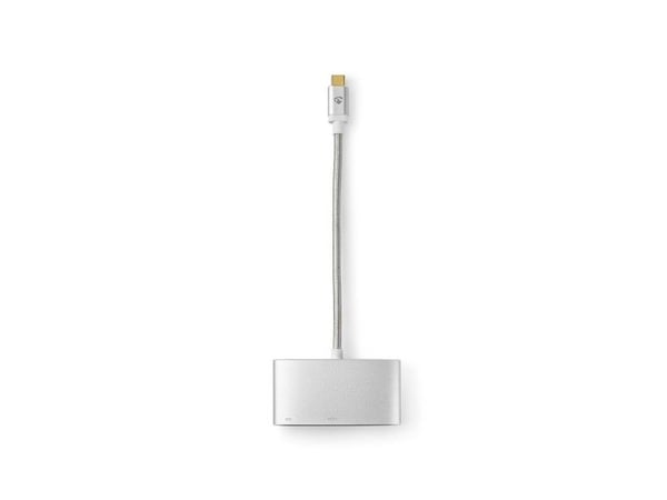 Nedis - Videokonverterare - USB-C - HDMI - aluminium