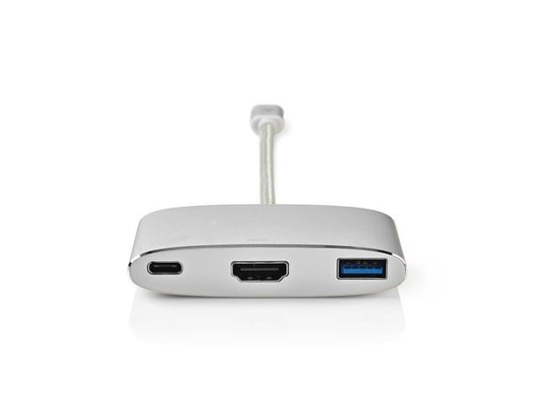 Nedis - Videokonverterare - USB-C - HDMI - aluminium