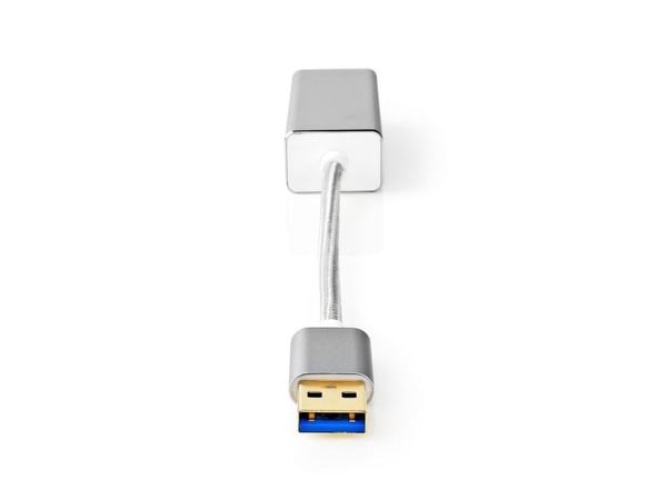 Nedis CCTB61950AL02, Langallinen, USB, Ethernet, 1000 Mbit/s, Valkoinen