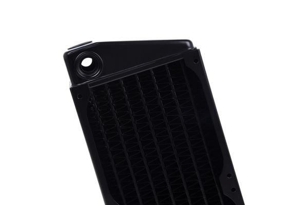 Alphacool 14296, Kjøleribbe, Stål, Sort, 1/4", 180 °C, FC