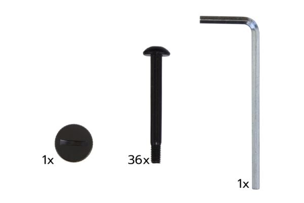 Alphacool 14391, Kjøleribbe, Stål, Sort, 378 mm, 360 mm, 65 mm