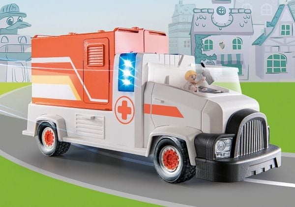 Playmobil Duck On Call 70913, Ambulanse, 3 år, Plast, Flerfarget