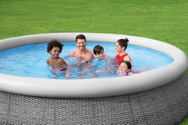 Bestway® Fast Set™ Round Inflatable Pool Set 3.66 m x 76 cm 5.377 L