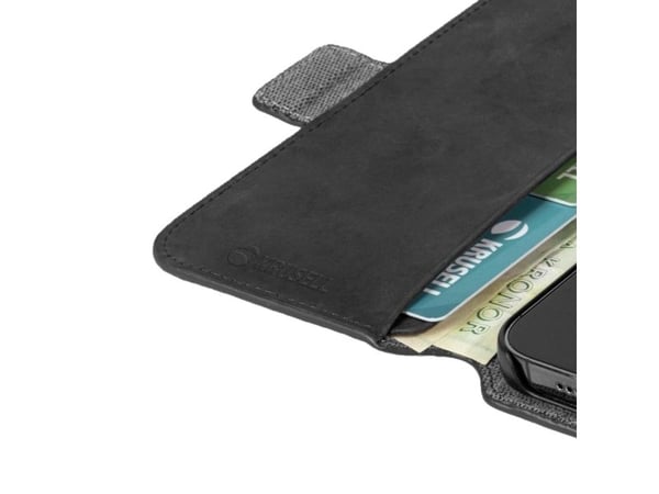 Krusell 62396, Lompakkokotelo, Apple, iPhone 13 Pro Max, 17 cm (6.7"), Musta