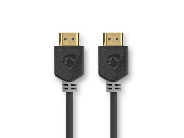 Nedis HDMI™-kabel | HDMI™-kontakt | 8K@60Hz | eARC | Forgylt | 3,00m | pvc | Antrasitt | eske