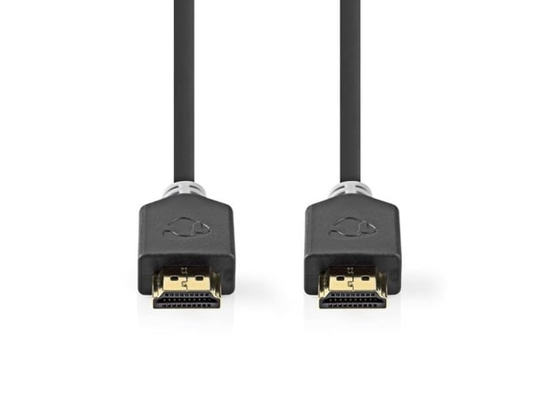 Nedis HDMI™-kabel | HDMI™-kontakt | 8K@60Hz | eARC | Forgylt | 3,00m | pvc | Antrasitt | eske