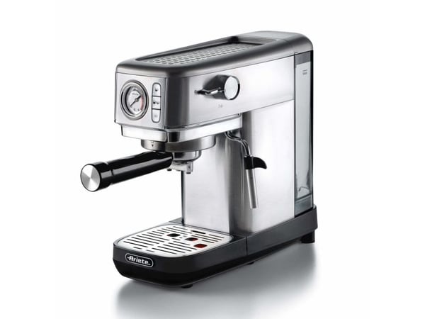 Ariete 1381 - Kaffemaskin med melkeskummer - 15 bar - sølv