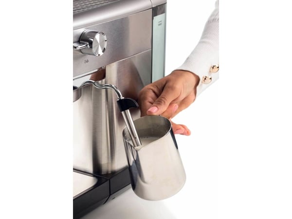 Ariete 1381 - Kaffemaskin med melkeskummer - 15 bar - sølv