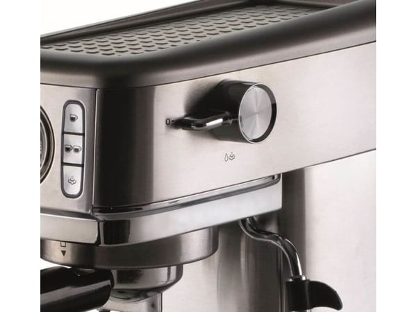 Ariete 1381 - Kaffemaskin med melkeskummer - 15 bar - sølv