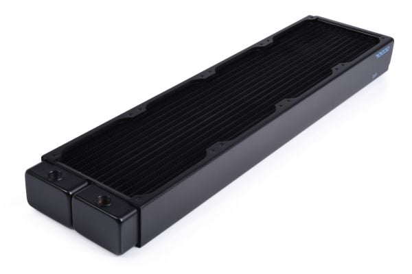 Alphacool 14473, Radiatior, Messinki, Kupari, Terästä, Musta, 1/4", 60 °C, 8 tuuletin(ta)