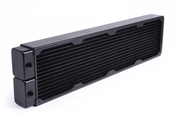 Alphacool 14473, Radiatior, Messinki, Kupari, Terästä, Musta, 1/4", 60 °C, 8 tuuletin(ta)