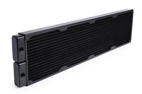 Alphacool 14471, Radiatior, Messing, Kopper, Stål, Sort, 1/4", 60 °C, 8 vifter