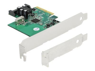 Delock - USB-adapter - PCIe 3.0 x4 lavprofil - USB 3.2 Gen 2 (intern) x 1