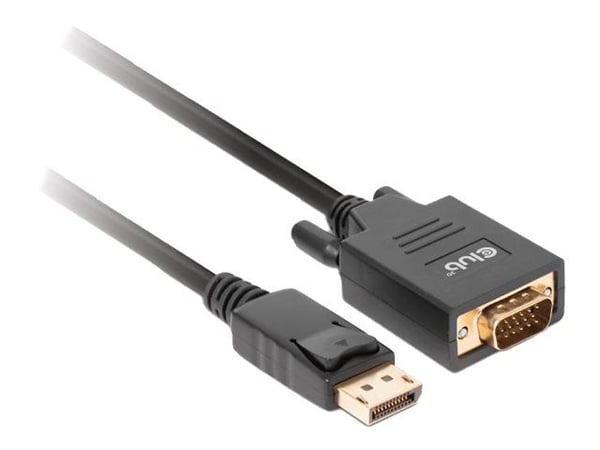 Club 3D - Adapterkabel - DisplayPort (hann) til HD-15 (VGA) (hann) - 2 m - 1080p-støtte
