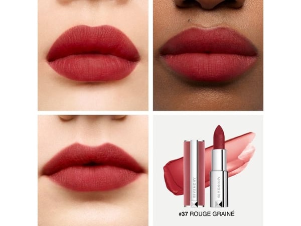 Givenchy Le Rouge Sheer Velvet, matt, kremet leppestift, N37, refill, 3,4 g