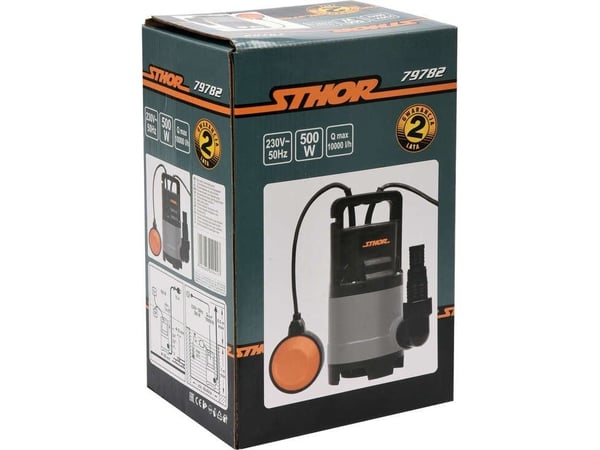 Toya pumpe for skittent vann STHOR 500W (79782)