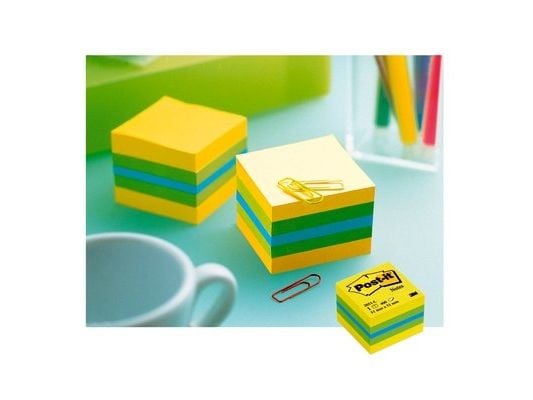 Post-it selvklebende pute 51x51/400K sitron (FT510091729)